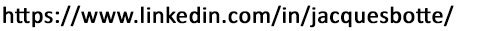 LinkedIn profile of Jacques Botte